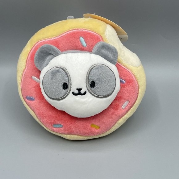 Anirollz Pandaroll Mochi Donut Plush The Curious Foodie 6" NEW - Picture 1 of 8
